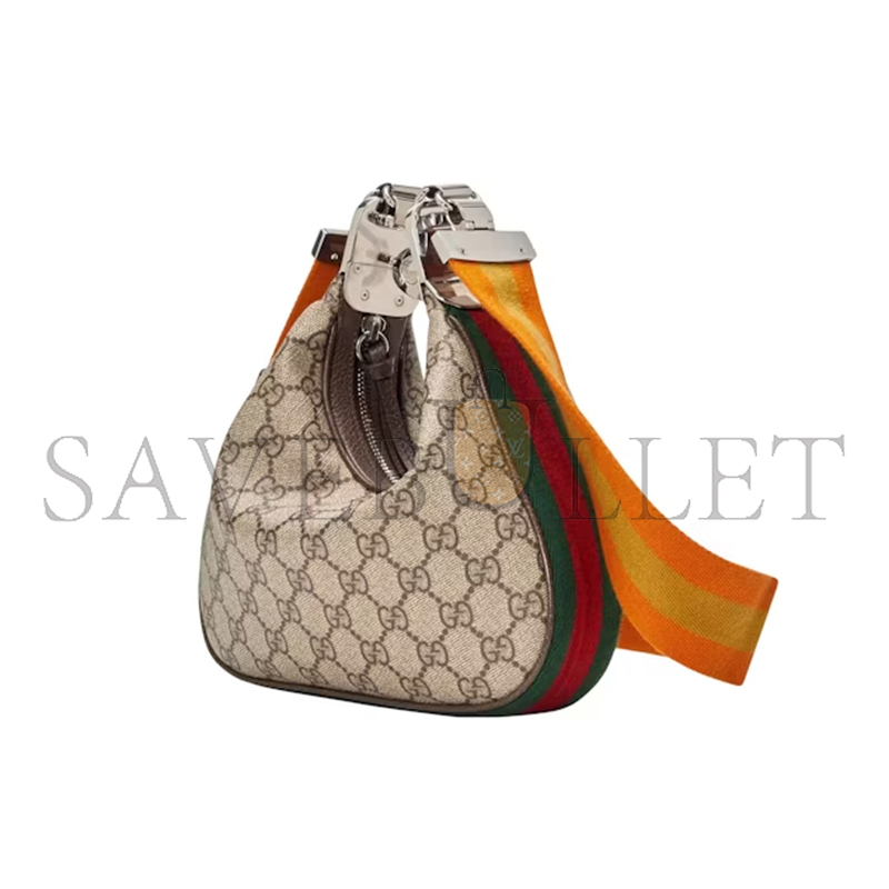 GUCCI ATTACHE SMALL SHOULDER BAG 699409 (23*22*5cm)